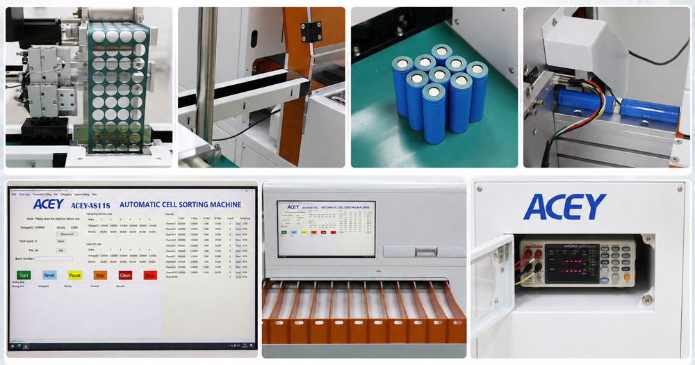 Details of Battery Paper Sticking and Sorting Machine