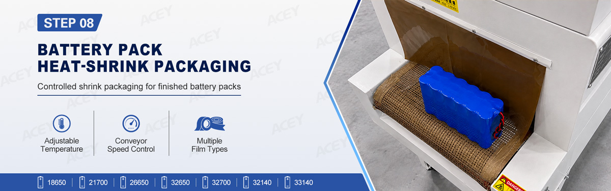 Battery Pack Heat-Shrink Packaging Battery Pack Heat-Shrink Packaging